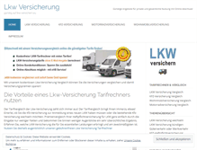Tablet Screenshot of lkw-versichern.eu