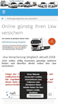 Mobile Screenshot of lkw-versichern.net