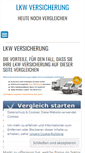 Mobile Screenshot of lkw-versichern.org